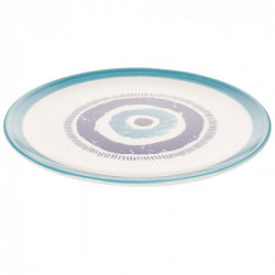 Villa D'Este Home Tivoli 'Occhio Marino Blu', Set 6 Piatti piani 26 cm 