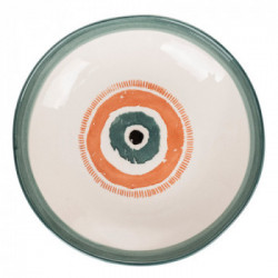 Villa D'Este Home Tivoli 'Occhio Marino Arancio', Set 6 Piatti da portata Ø 30,5 cm