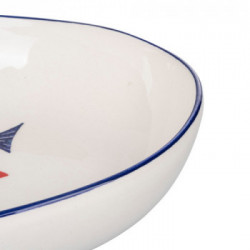 Villa D'Este Home Tivoli 'Kos', Piatto ovale fondo 35 cm in dolomite