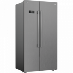 Beko GN163130PTN - Frigorifero Side by Side, Total NoFrost, 580 Litri, Classe F, 179 x 91 x 70.5 cm