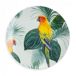 Villa D'Este HomeTivoli 'Parrot Jungle', Set 6 Piatti Frutta Ø 19,5 cm