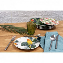 Villa D'Este HomeTivoli 'Parrot Jungle', Set 6 Piatti Frutta Ø 19,5 cm