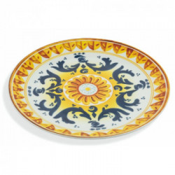 Villa D'Este Home Tivoli 'Sicilia', Set 6 Piatti Piani in Porcellana