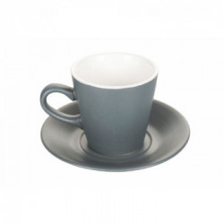 Villa D'Este Home Tivoli' Shades of Stones', Set 6 tazzine caffè con stand