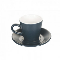 Villa D'Este Home Tivoli' Shades of Stones', Set 6 tazzine caffè con stand