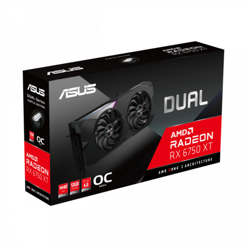 ASUS Dual -RX6750XT-O12G AMD Radeon RX 6750 XT...