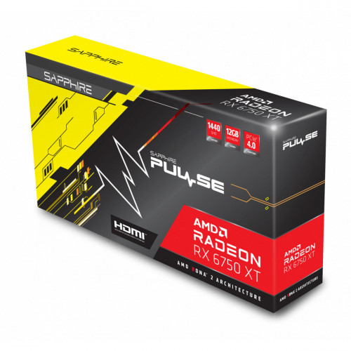 Sapphire PULSE AMD Radeon RX 6750 XT 12 GB GDDR6