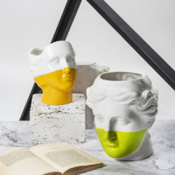 Villa D'Este Home Tivoli 'Vis à Vis', Portavaso face in ceramica