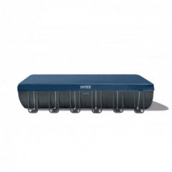 Intex 26364NP Ultra XTR Frame - Piscina Fuori Terra Rettangolare, 732x366x132 cm, Pompa a Sabbia, Scaletta, Telo Base