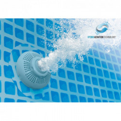 Intex 26330NP Ultra Frame XTR - Piscina Rotonda Ø549x132 cm, con Filtro a Sabbia, Doppio Telo, Scala di Sicurezza