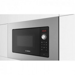 Bosch BEL623MS3 - Forno a Microonde da Incasso con Grill, Serie 2, 20 Litri, 800 W, Inox