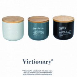 Villa D'Este Home Tivoli 'Victionary Stones', Set 3 barattoli 500 ml