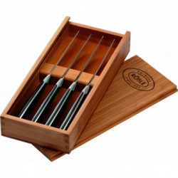 Rösle - Set di 4 coltelli da bistecca in scatola di legno - 25147