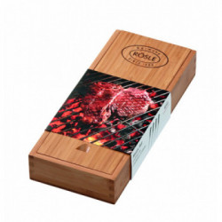 Rösle - Set di 4 coltelli da bistecca in scatola di legno - 25147