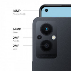 OPPO Reno RENO8 Lite Smartphone, AI Tripla fotocamera 64+2+2MP, Display 6.4” 60HZ AMOLED, 4500mAh, RAM 8GB(Esp