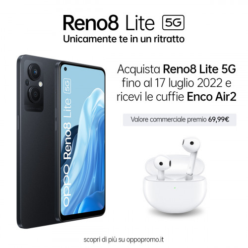 OPPO Reno RENO8 Lite Smartphone, AI Tripla...