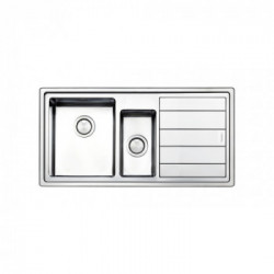 Apell LNP1002IRBC Lavello ad incasso Rettangolare Acciaio inossidabile