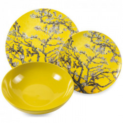 Villa D'Este Home Tivoli 'Japanese Dream', Servizio tavola 18 pezzi, Giallo