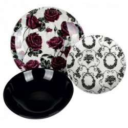 Villa D'Este Home Tivoli 'Rose Baroque', Servizio tavola 18 pezzi