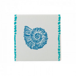 Villa D'Este Home Tivoli 'Cote d'Azur', Set 6 Sottopentola quadrato in ceramica