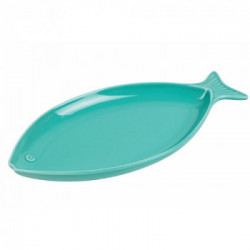 Villa D'Este Home Tivoli 'Open Fish', Set 2 Piatti da portata celeste