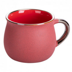 Villa D'Este Home Tivoli 'Glazed', Set 5 Tazze con manico e bordo oro