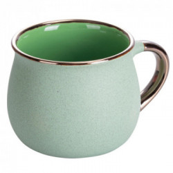 Villa D'Este Home Tivoli 'Glazed', Set 5 Tazze con manico e bordo oro