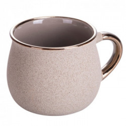 Villa D'Este Home Tivoli 'Glazed', Set 5 Tazze con manico e bordo oro