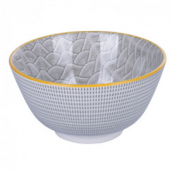 Villa D'Este Home Tivoli 'Grey Confusion', Set 6 Ciotole Ø 12 cm