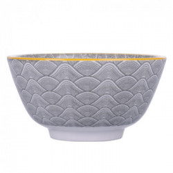 Villa D'Este Home Tivoli 'Grey Confusion', Set 6 Ciotole Ø 12 cm