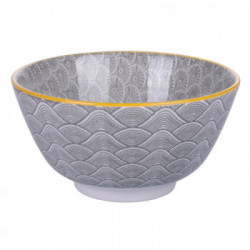 Villa D'Este Home Tivoli 'Grey Confusion', Set 6 Ciotole Ø 12 cm