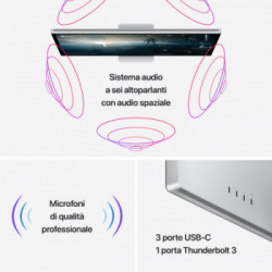 Apple Studio Display - Adattatore VESA, Supporto escluso - vetro standard