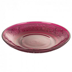 Villa D'Este Home Tivoli 'Shades of Provence', Set 6 Piatti Fondi Ø 21,5 cm Rosso Scuro