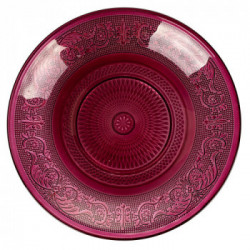 Villa D'Este Home Tivoli 'Shades of Provence', Set 6 Piatti Fondi Ø 21,5 cm Rosso Scuro