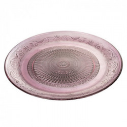 Villa D'Este Home Tivoli 'Shades of Provence', Set 6 Piatti Piani in Vetro Ø 29 cm Rosa