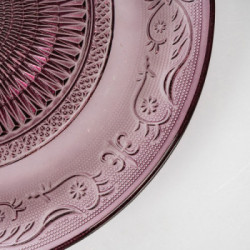 Villa D'Este Home Tivoli 'Shades of Provence', Set 6 Piatti Piani in Vetro Ø 29 cm Rosa