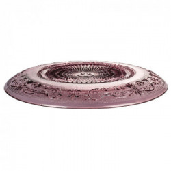 Villa D'Este Home Tivoli 'Shades of Provence', Set 6 Piatti Piani in Vetro Ø 29 cm Rosa