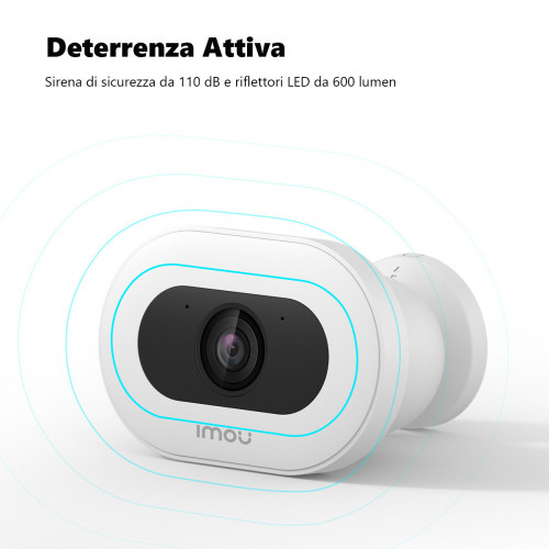 Imou Knight - Telecamera 4K (8MP) Wi-Fi 6 da...