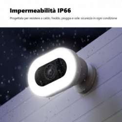 Imou Knight - Telecamera 4K (8MP) Wi-Fi 6 da esterno con sirena e faretto, IP66 