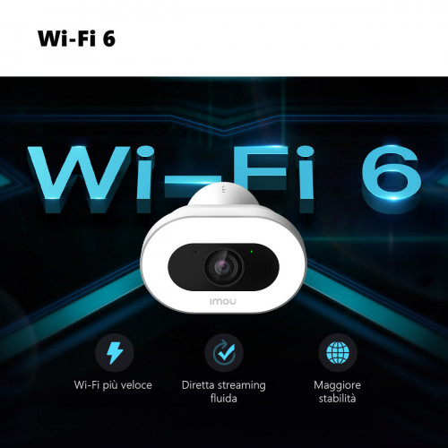 Imou Knight - Telecamera 4K (8MP) Wi-Fi 6 da...