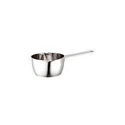 Eva 013142 - Casseruola Bombata con Manico, Acciaio Inox, 16 CM