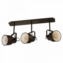 Eglo MITCHLEY Faretto Struttura in metallo, Finitura Bronzo Scuro, Crema 57,5x12,5xh35 cm, Lampadina non Incl.