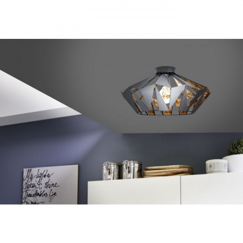 Eglo CARLTON 6 Plafoniera Struttura in Metallo,...