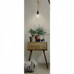 Eglo RAMPSIDE Lampada a Sospensione Struttura in metallo, Finitura Nero Ø11xh138 cm, Lampadina non Incl.