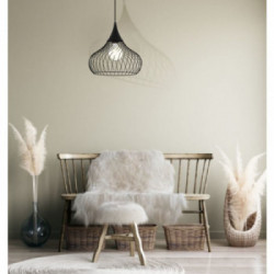 Eglo STAVERTON Lampada a Sospensione Struttura in metallo, Finitura Nero Ø36,5xh110 cm, Lampadina non Incl.