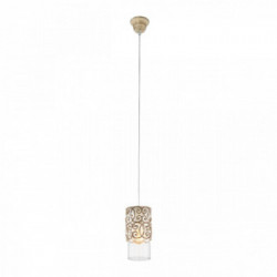 Eglo CARDIGAN Lampada a Sospensione Struttura in Metallo, Finitura Marrone Anticato Ø12xh110 cm, Lampadina non Incl.