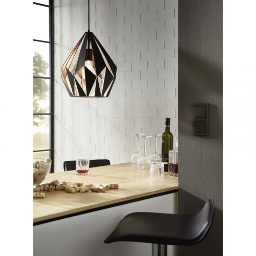 Eglo CARLTON 1 Lampada a Sospensione Struttura...