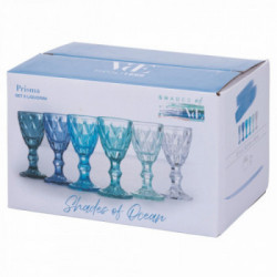 Villa D'Este Home Tivoli 'Prisma Ocean', Set 6 liquorini 45 ml