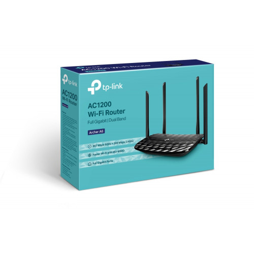 TP-Link AC1200 router wireless Gigabit Ethernet...