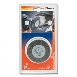 kwb 607310 Ruota a raggi di filo di acciaio Spazzola a disco 7,5 cm